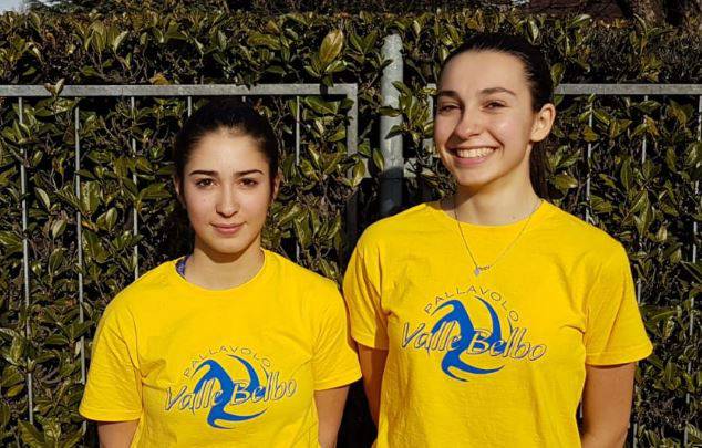 Due giovani atlete della Pallavolo Valle Belbo convocate dal Club Piemonte