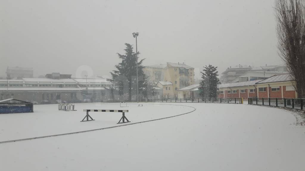 pista atletica neve