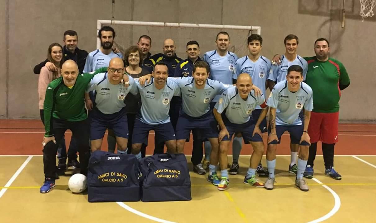 Gli Amici di Savio Polisportiva Antignano inarrestabili del Campionato PGS di calcio a 5