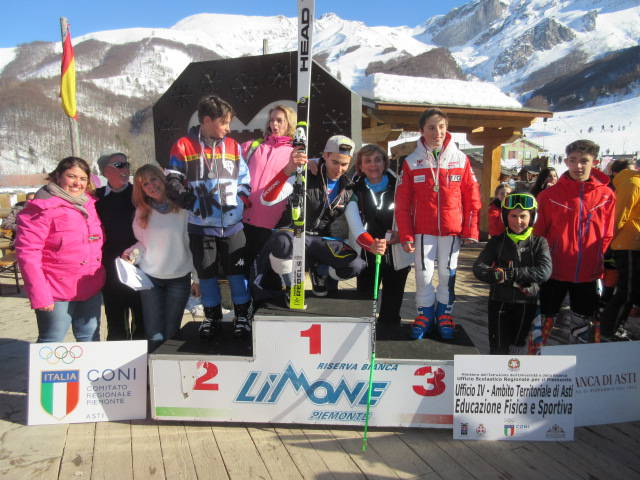 I risultati dei Campionati Studenteschi di Sci Alpino e Snowboard delle scuole medie astigiane