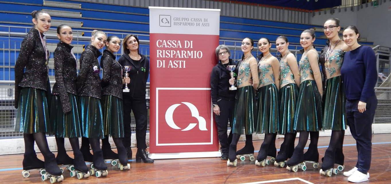 New Asti Skating Banca di Asti a Firenze per i Campionati Italiani FISR di Gruppi Spettacolo