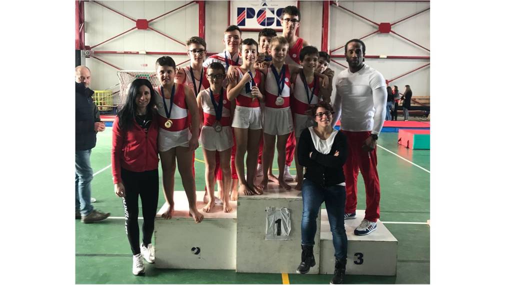 Dominio dei ginnasti dell’Olimpia Asti nella prima prova del campionato regionale maschile PGS