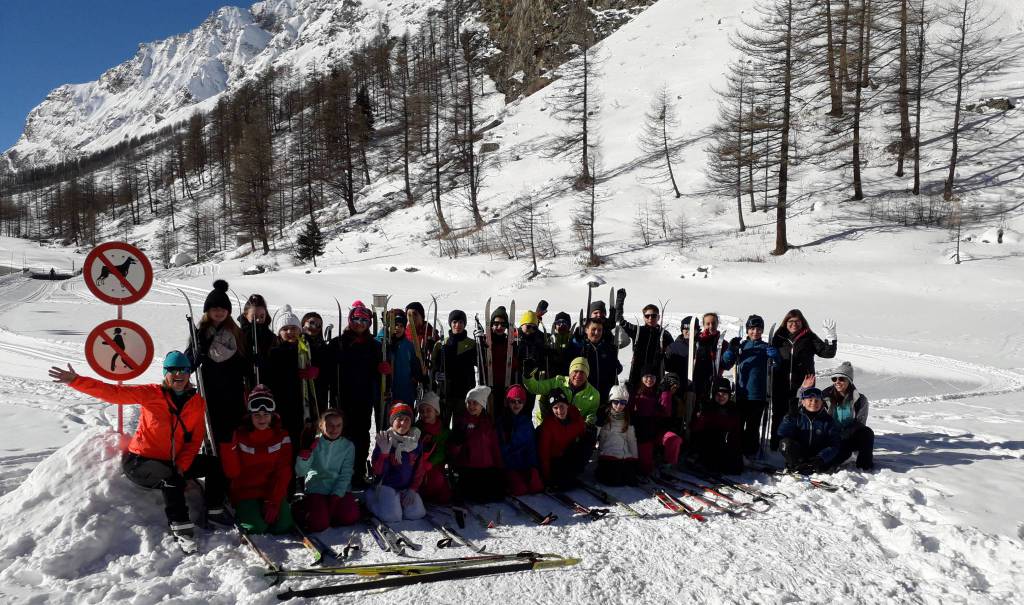 Alla Scuola Media Goltieri di Asti intenso periodo dedicato agli sport invernali