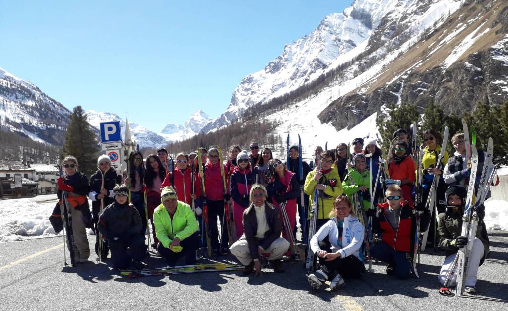 Gli studenti dell’IC2 di Asti alla scoperta della montagna attraverso lo sci nordico