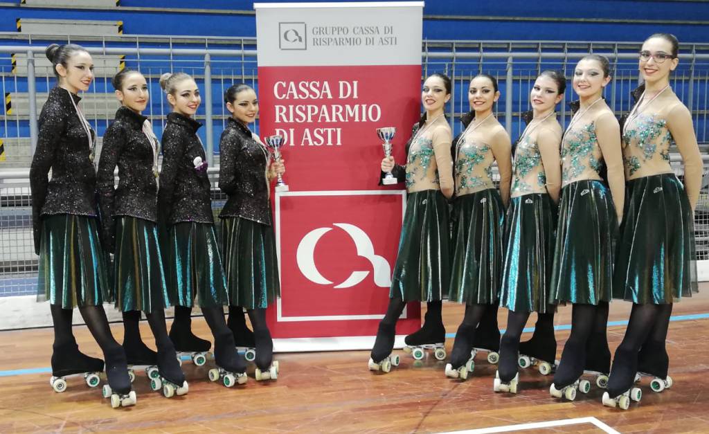 Importante esperienza per la New Asti Skating a Firenze ai Campionati Italiani FISR di Gruppi Spettacolo
