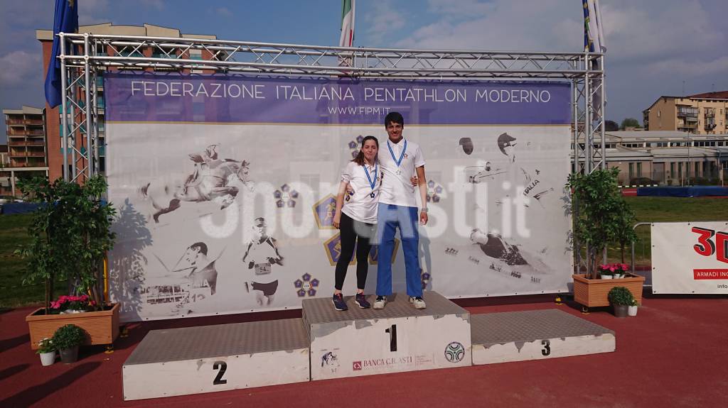 Pentathlon Moderno: ad Asti titoli italiani allievi per Agnese Petricca e Giorgio Micheli