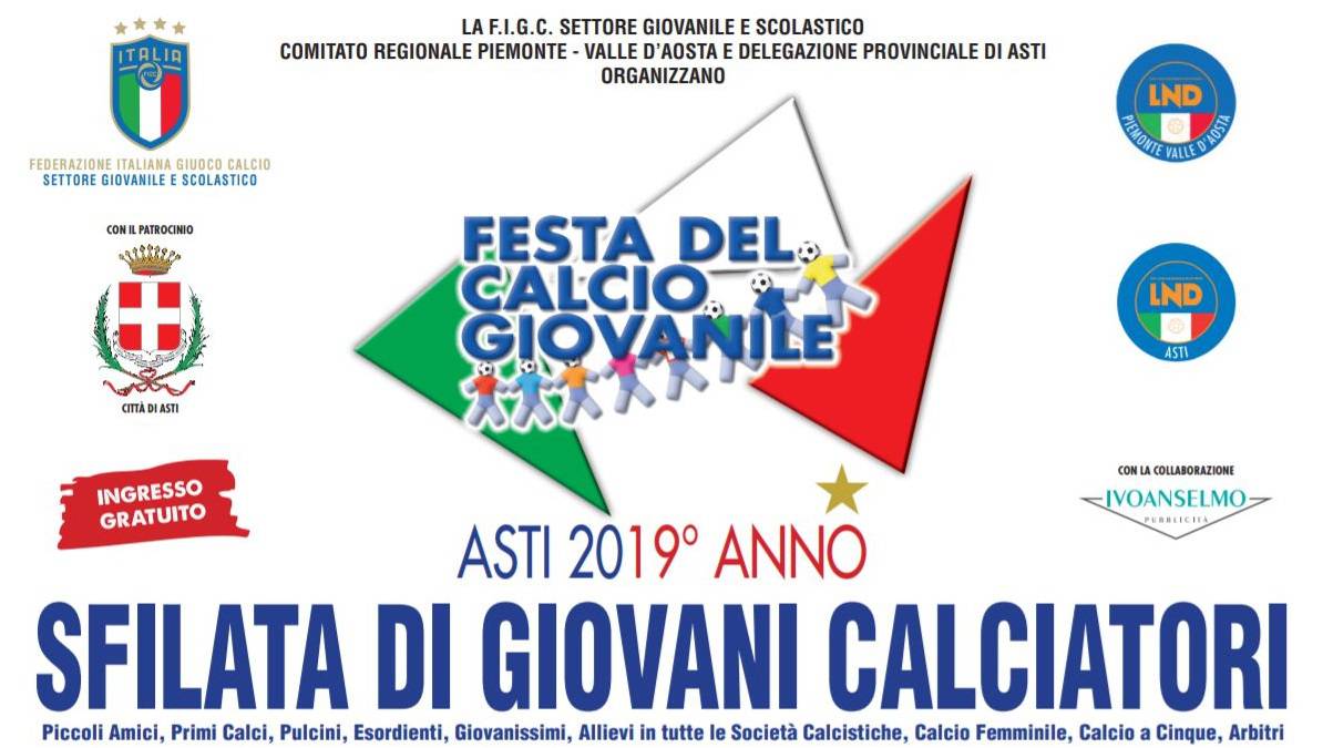 locandina festa calcio giovanile 2019