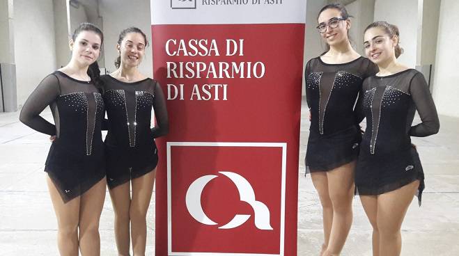 Quattro atlete della New Asti Skating Banca di Asti ai Campionati Italiani FISR di Singolo