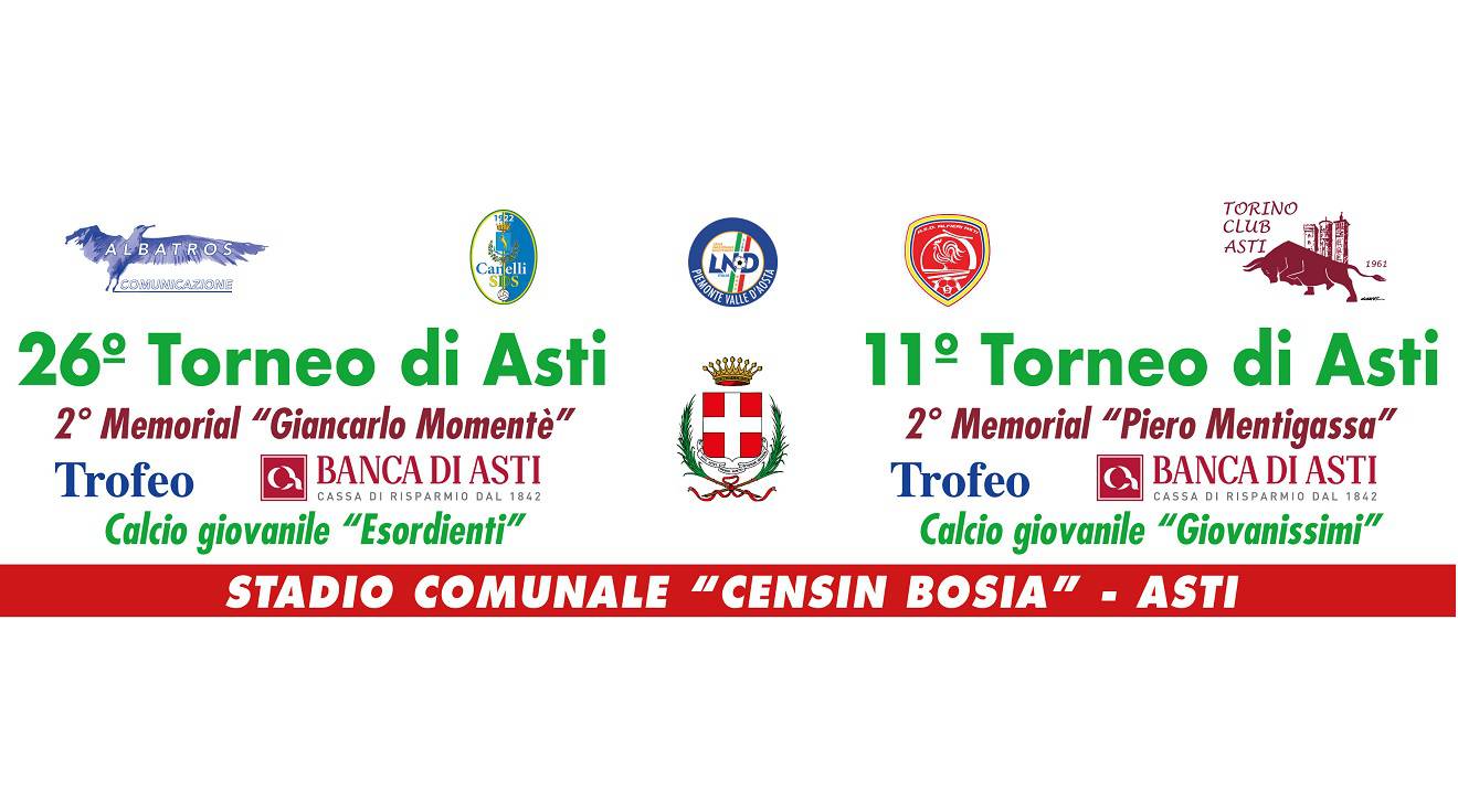 Al Censin Bosia un fine settimana di grande calcio giovanile con i Tornei di Asti per Giovanissimi e Esordienti