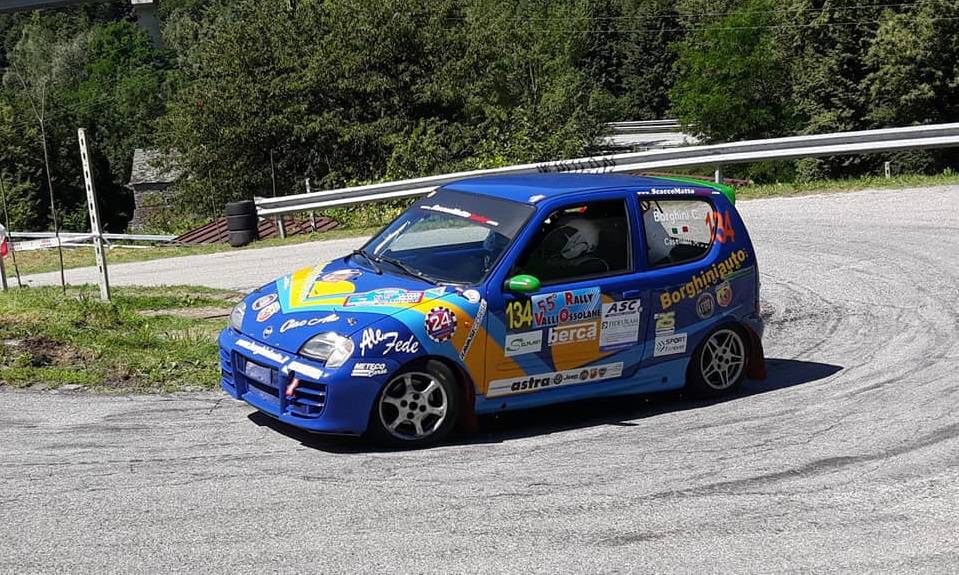 Cristian Borghini e Massimo Gianuzzi della Sport Forever vincono la classe al Rally Valli Ossolane