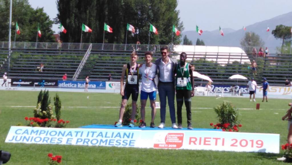 Ai Campionati Italiani Juniores strepitoso podio nei 200 metri per Joseph Twumasi