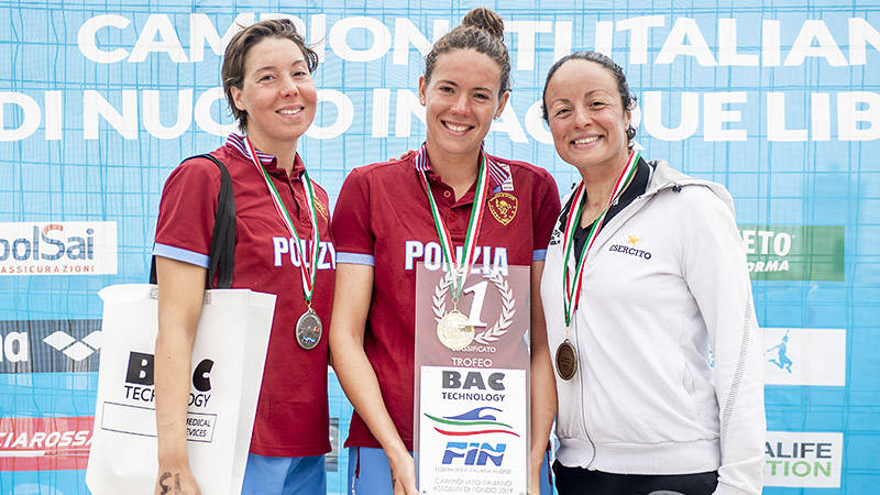 podio 25 km fondo italiani 2019 alice franco terza