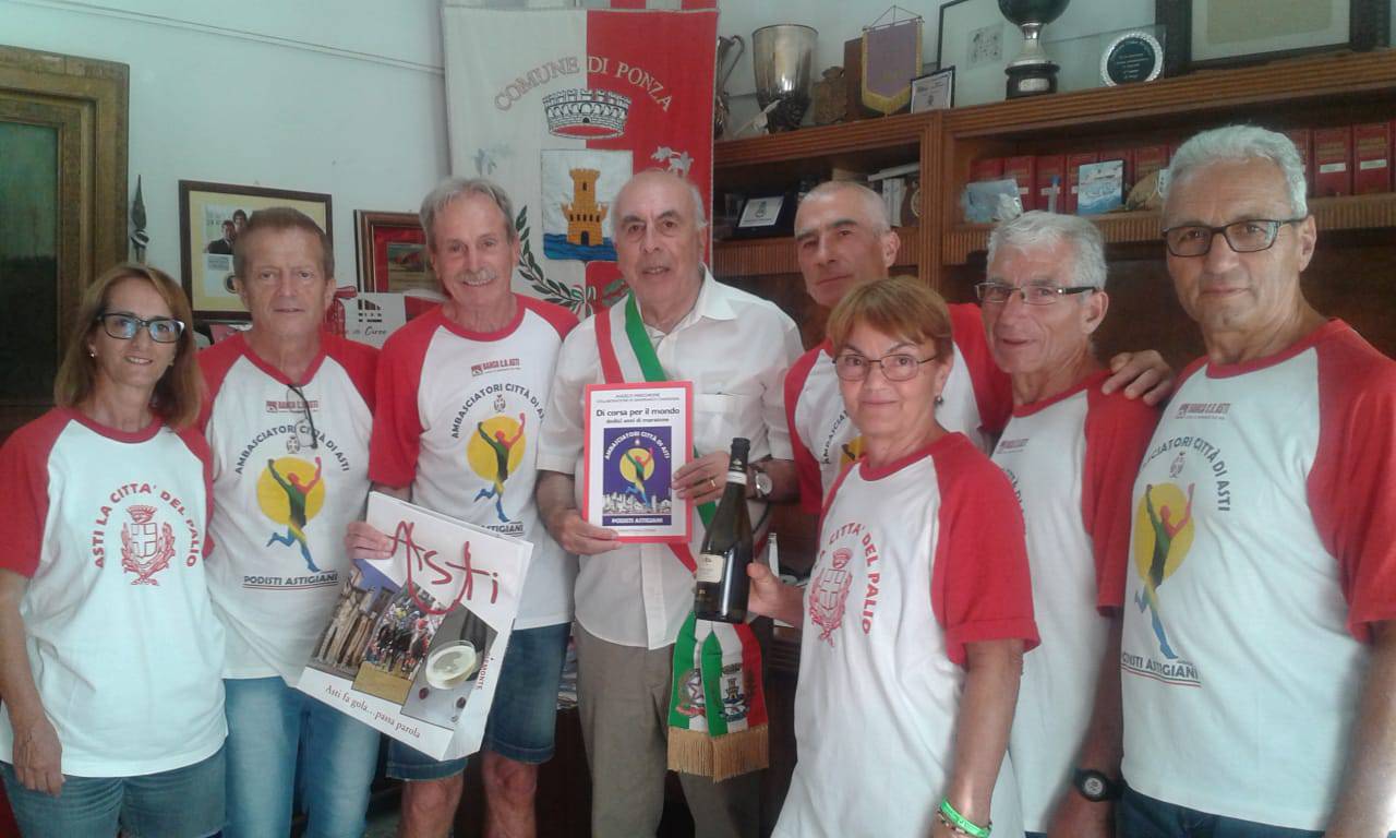 Gli Ambasciatori per lo sport della Città di Asti al 19° Giro Podistico dell’Isola di Ponza