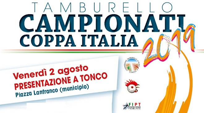 A Tonco la presentazione ufficiale della Coppa Italia di Tamburello a Muro di serie A