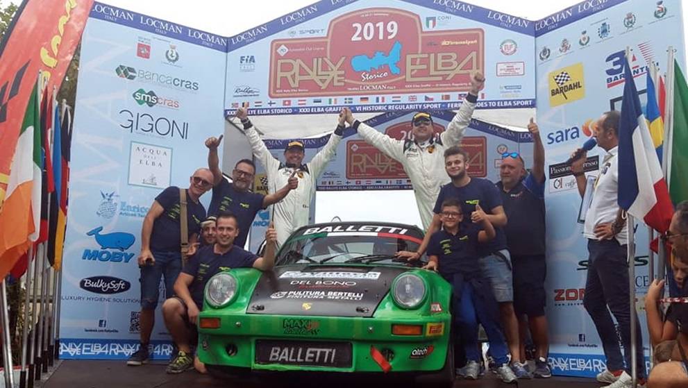 Strepitosa vittoria della Baletti Motorsport al Rallye Elba storico