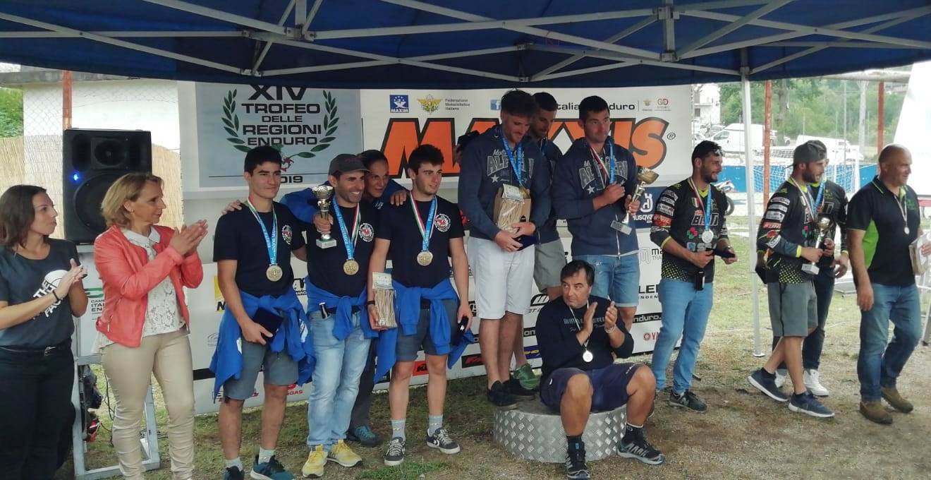 Al Trofeo delle Regioni di Enduro prestigiosa vittoria per il Moto Club Alfieri
