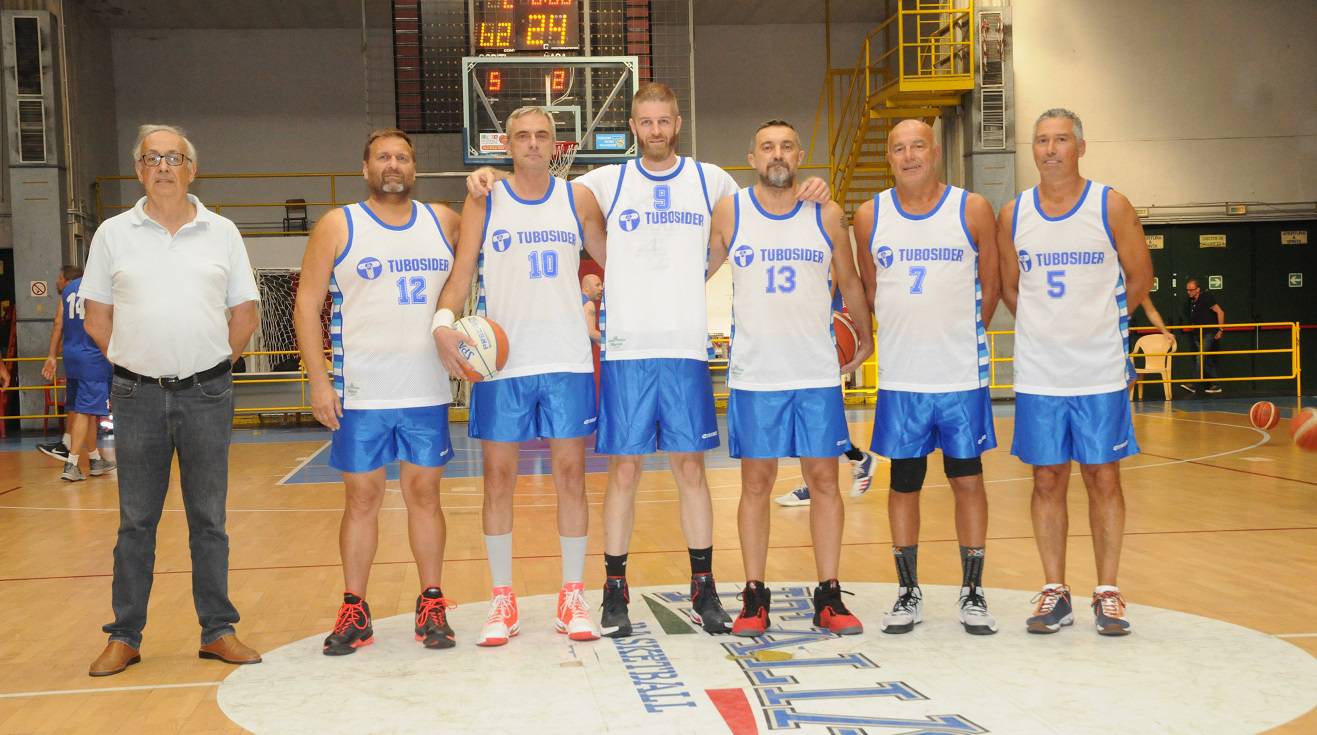 Quarto posto per i Veterani astigiani al Campionato Nazionale di Basket over 40 UNVS