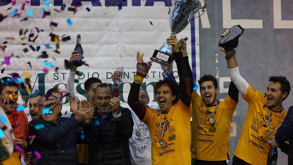 Pallapugno: l’Araldica Castagnole Lanze è campione d’Italia della Serie A Banca d’Alba-Moscone