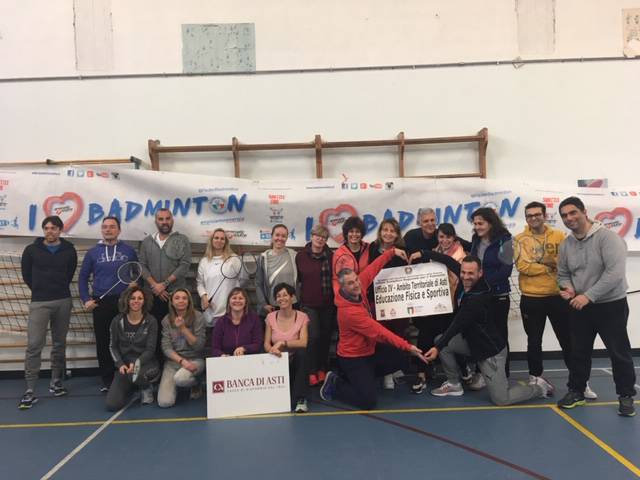 A Montegrosso d’Asti il corso di aggiornamento di badminton per i docenti