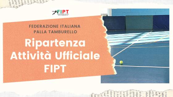 ​​​Riparte l’attività Ufficiale FIPT con i Campionati Italiani Indoor: si recuperano le Finali 2020