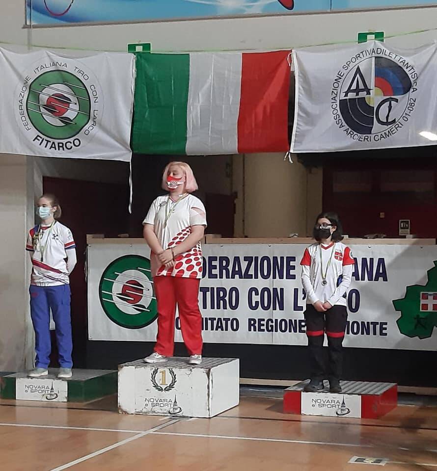 arco francesca vassarotti oro novara campionato regionale junior 2021