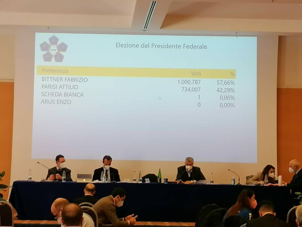 elezioni presidente FPMI 2021