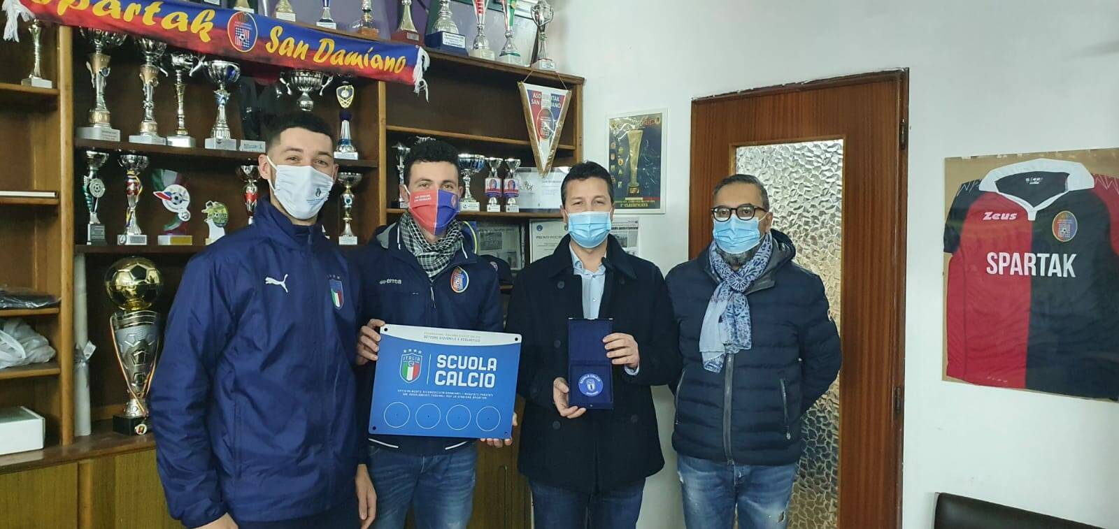 Sparta San Damiano d’Asti premiato scuola calcio riconosciuta