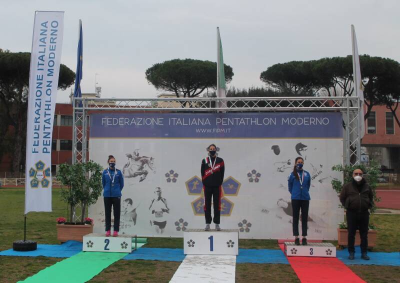alice sotero podio campionati italiani pentathlon 2021 foto sito fipm
