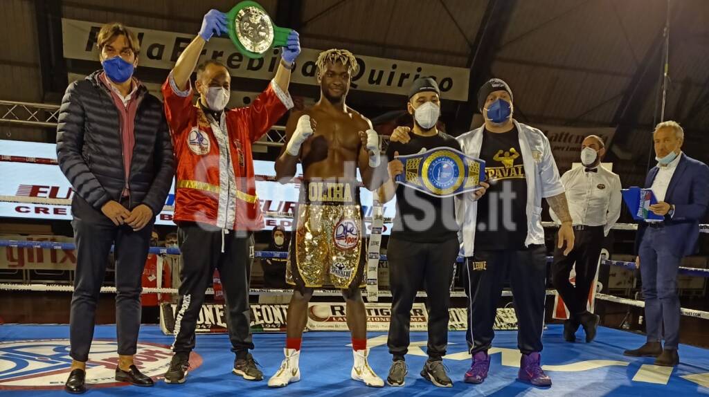 Boxe: dominio assoluto di Etinosa Oliha ad Asti, Bogdan Malinovic KO alla seconda ripresa