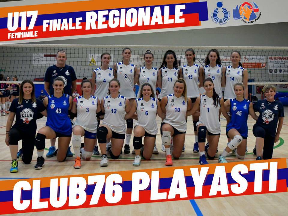 Club76 PlayAsti Brumar Fenera campione regionale under 17