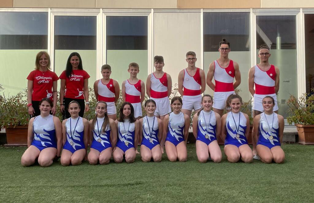 Atleti dell’Olimpia Asti ok alla seconda prova di qualificazione del campionato nazionale PGS di ginnastica artistica