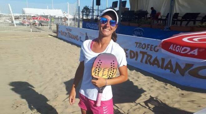 Beach tennis: al Trofeo Rive di Traiano grande protagonista Giorgia Testa, tesserata Amici del Tennis Asti