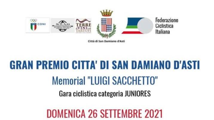 Grande attesa nell’Astigiano per il 2° Trofeo Città di San Damiano d’Asti Memorial Luigi Sacchetto