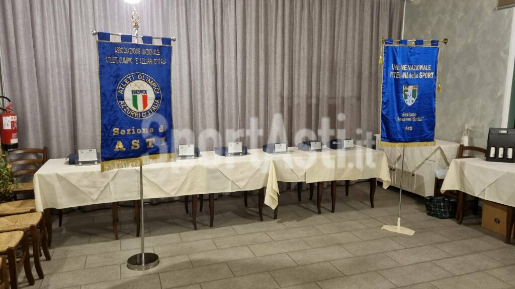 Cerimonia di consegna Premio Fiaccola 2021 - Veterani dello Sport Asti