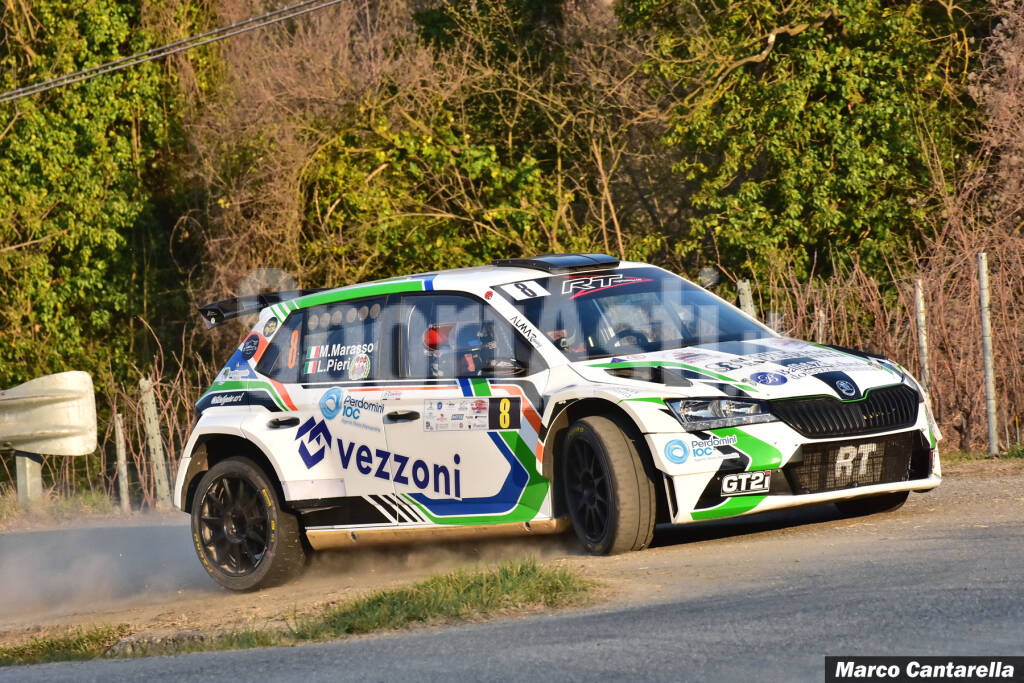 Al Rally Vigneti Monferrini quarto posto assoluto per Massimo Marasso e Luca Piera