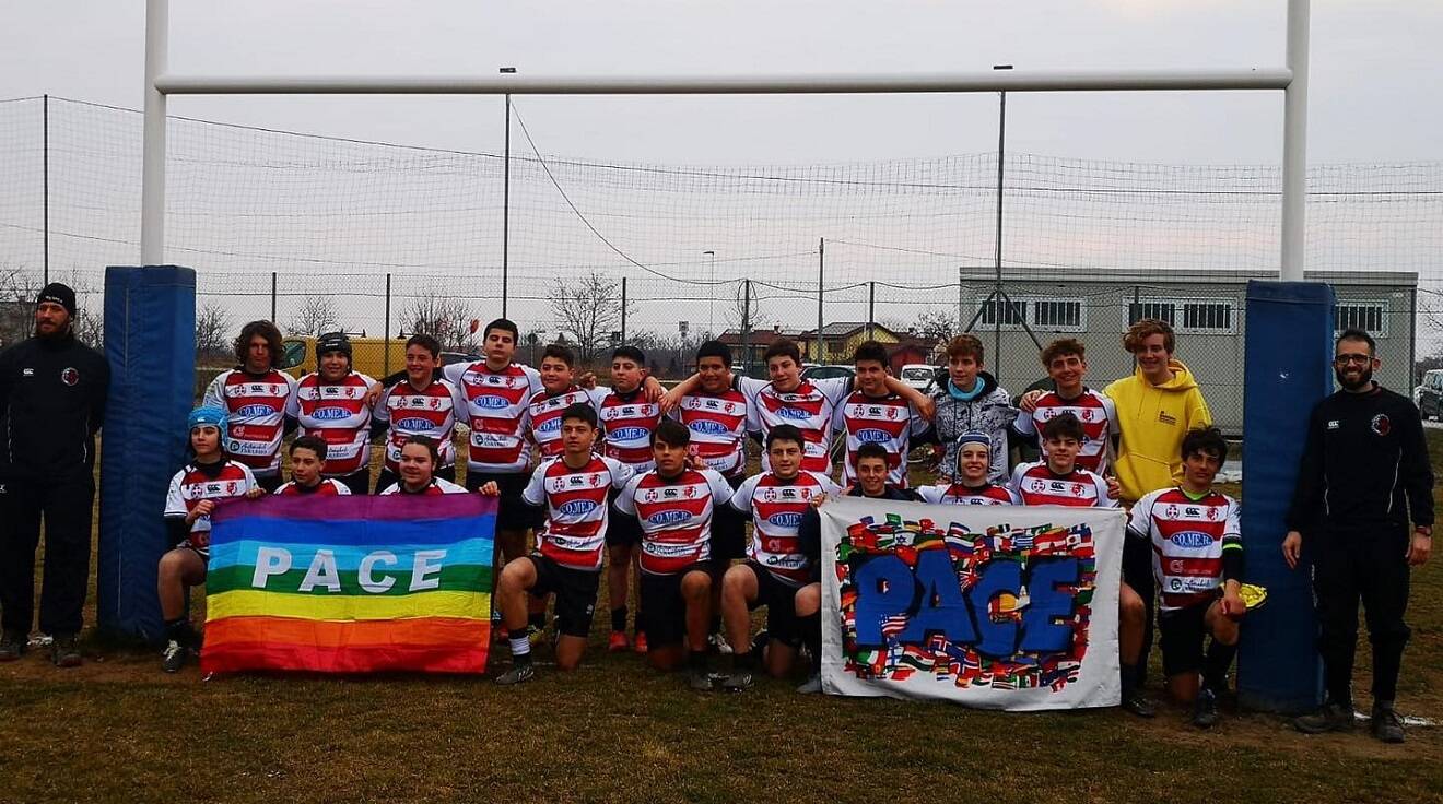 Fine settimana tra vittorie e messaggi di pace per le giovanili del Monferrato Rugby