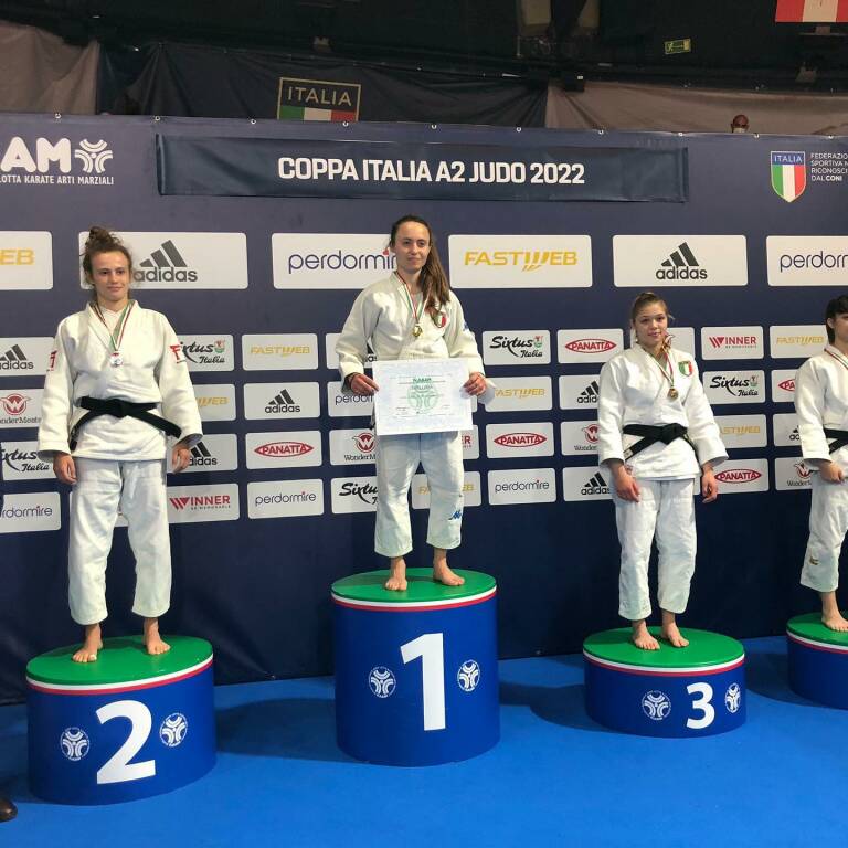 Ottavia Musso della Polisportiva Astigiana medaglia d’argento alla finale nazionale di Coppa Italia A2 di Judo