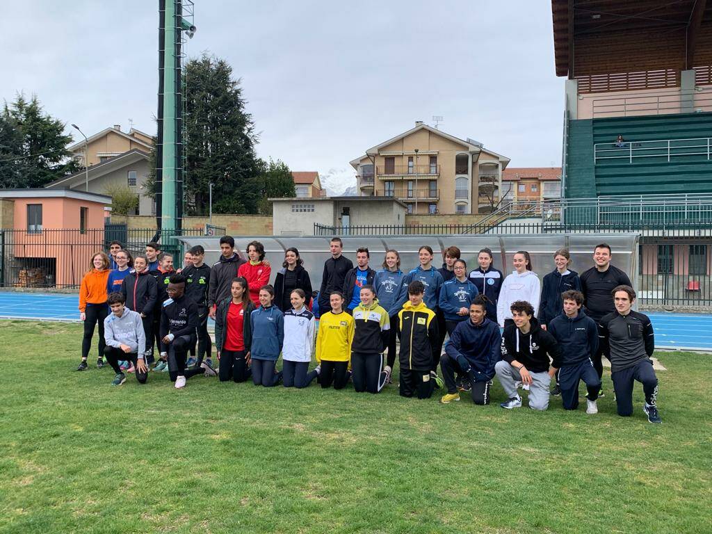 Giovani dell’Atletica Asti 2.2 in raduno a Giaveno