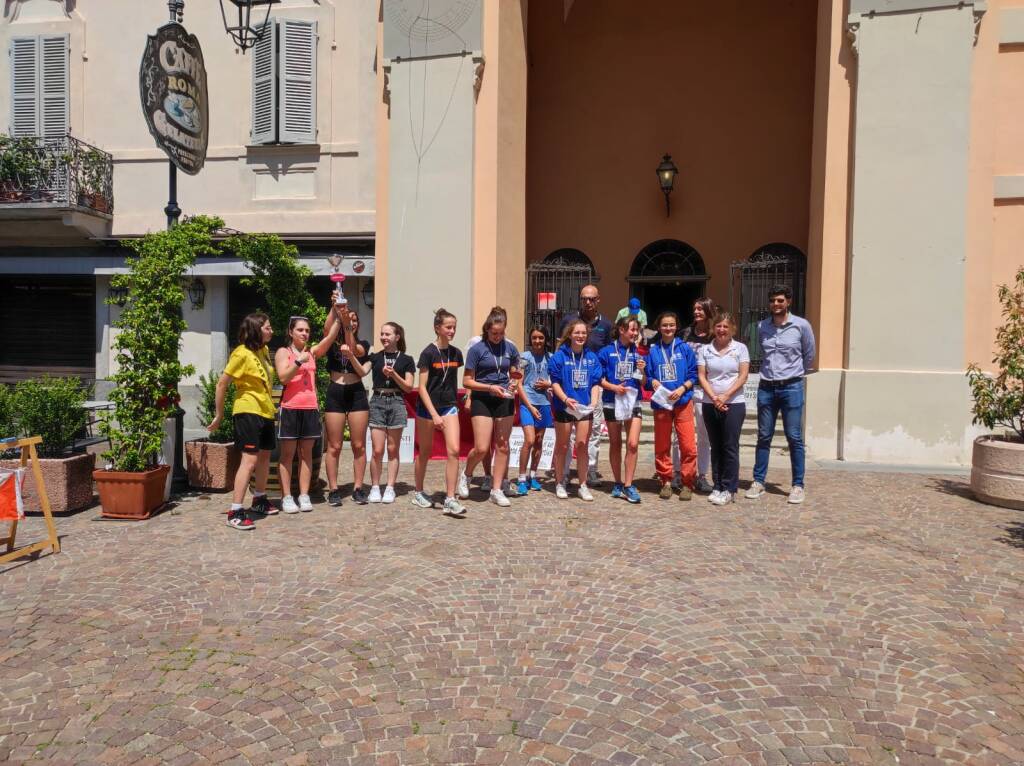 A Moncalvo la fase regionale dei Campionati Studenteschi di Orienteering, le allieve del Liceo Vercelli alla fase nazionale