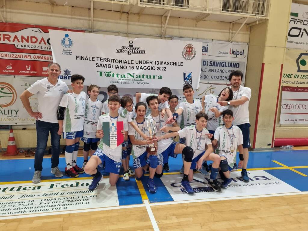 Il Coach astigiano Emanuele Bogliacini vince il titolo territoriale Asti Cuneo nel campionato U13 maschile di pallavolo