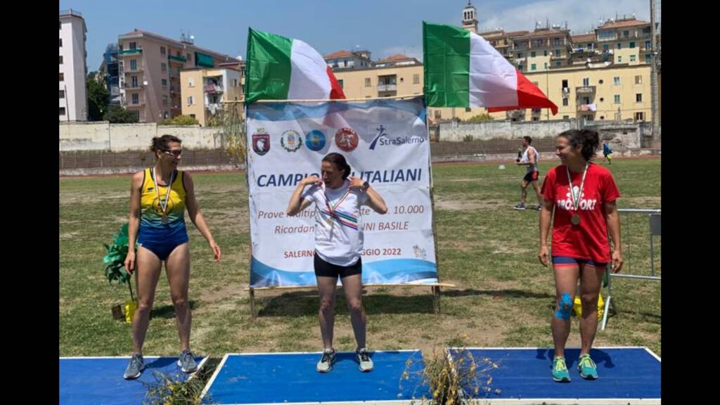 Antonella Giulivi tricolore master con record ai Campionati italiani di Salerno