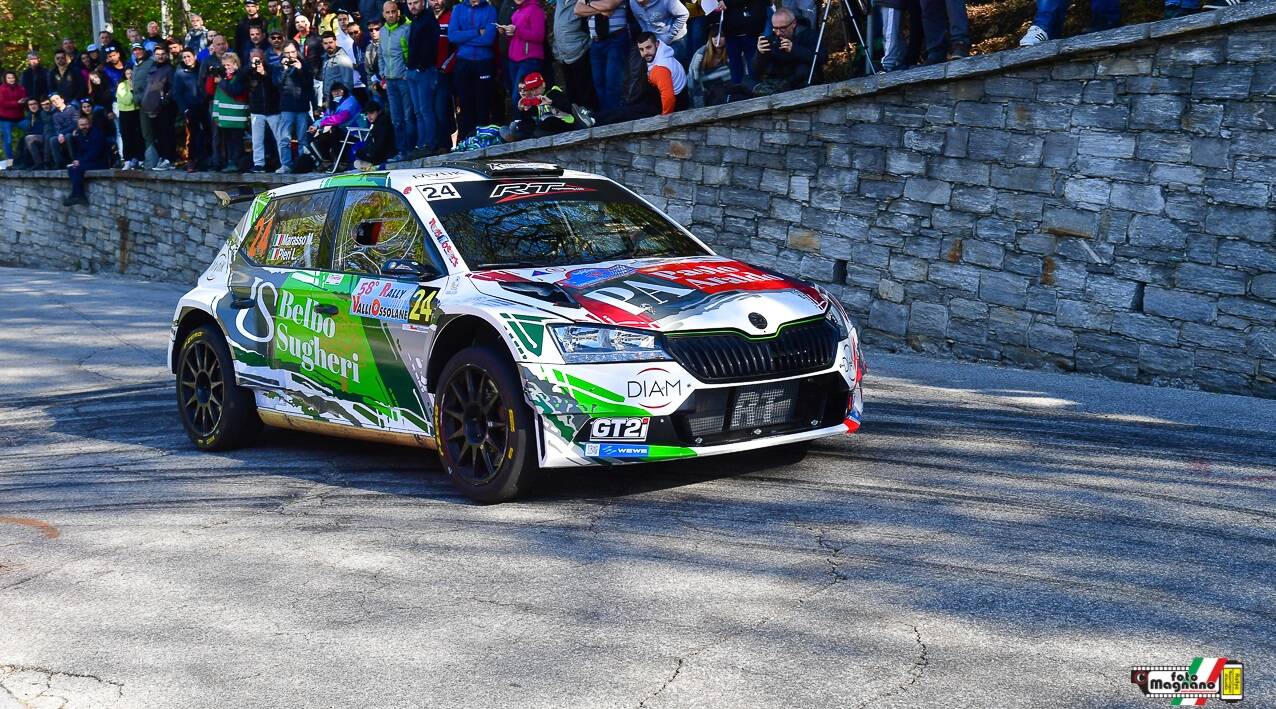 Un difficile Rally Valli Ossolane non sorride a Massimo Marasso