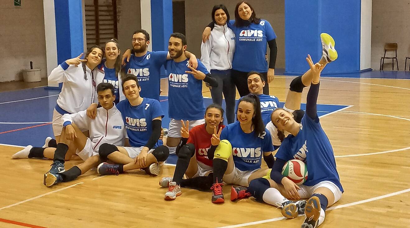 Avis Volley Asti, una squadra di giovani atleti e donatori di sangue innamorati della pallavolo