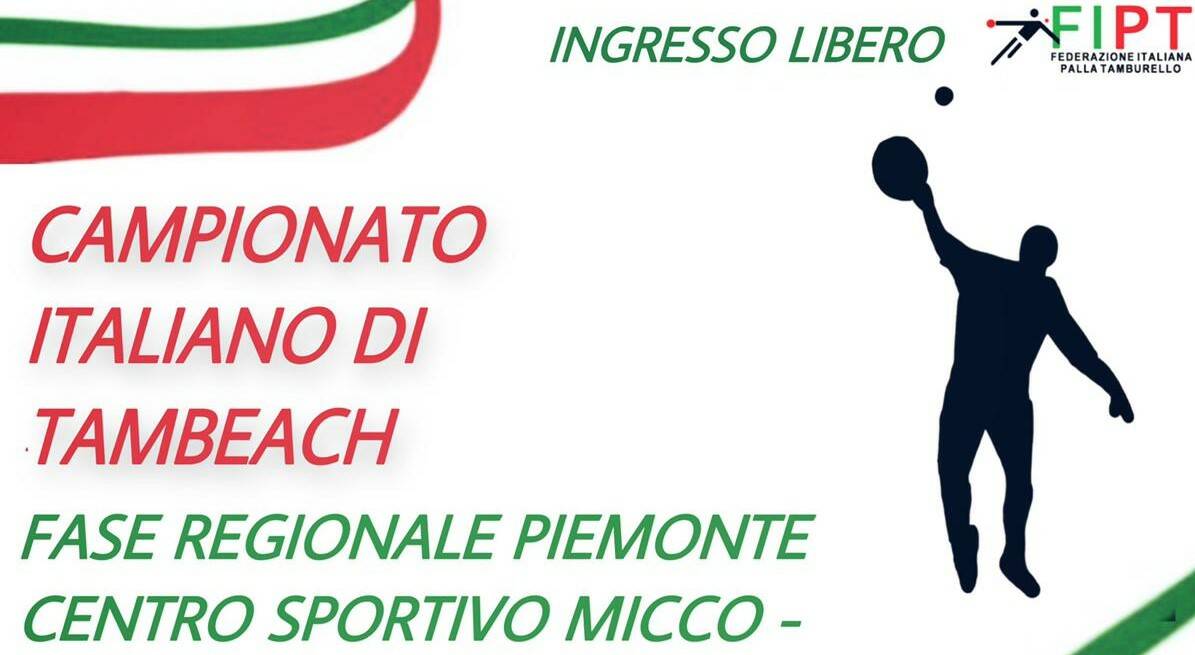A Moncalvo la fase regionale del campionato italiano di Tambeach