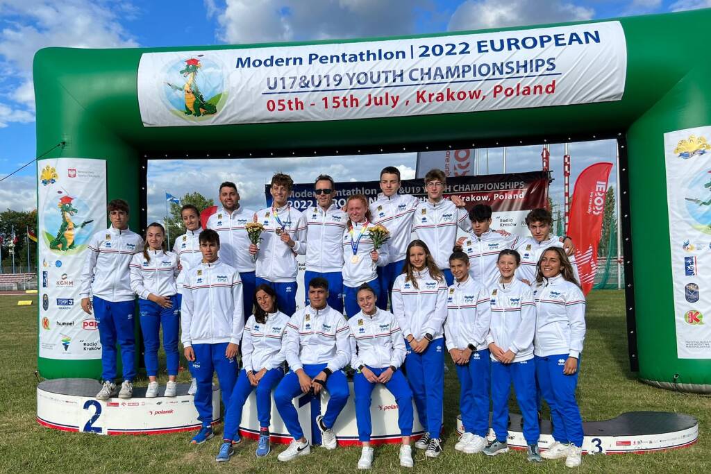 squadra azzurra europei 2022 under 17 e 19 pentathlon