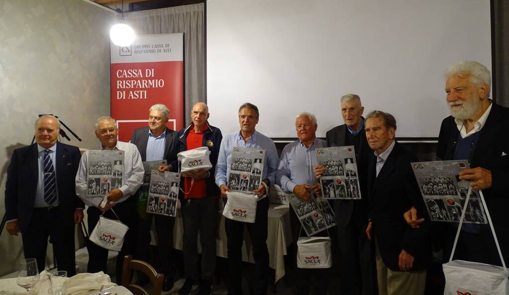 Celebrati dal Panathlon Club Asti i 50 anni dalla serie “A” della Saclà Basket Libertas Asti