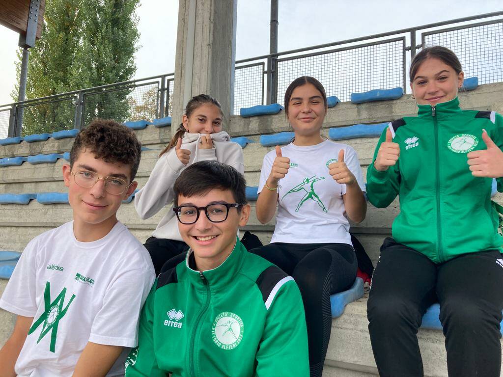I giovani della Vittorio Alfieri Asti protagonisti ai Campionati Provinciali in pista
