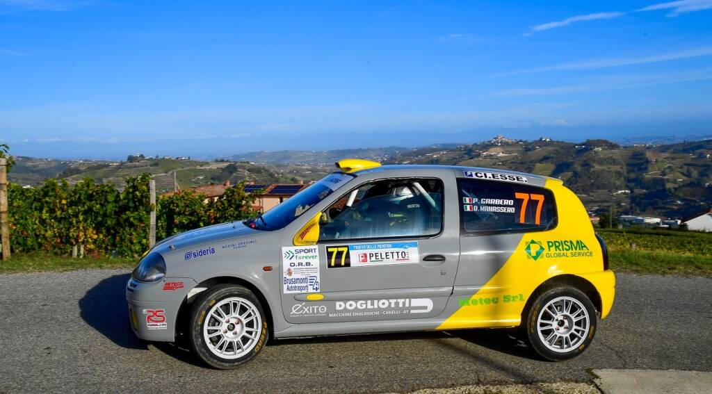 (Foto Magnano) Garbero - Manassero- Renault Clio rally merende 2022 sport forever
