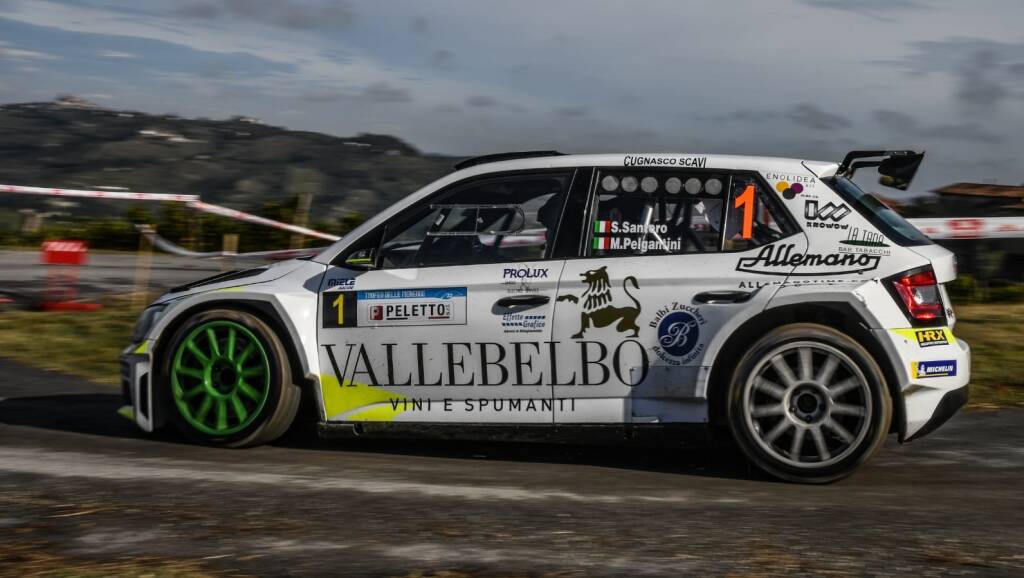 Stefano Santero e Mirko Pelgantini Rally "Trofeo delle Merende" 2022 foto Rolling Fast 