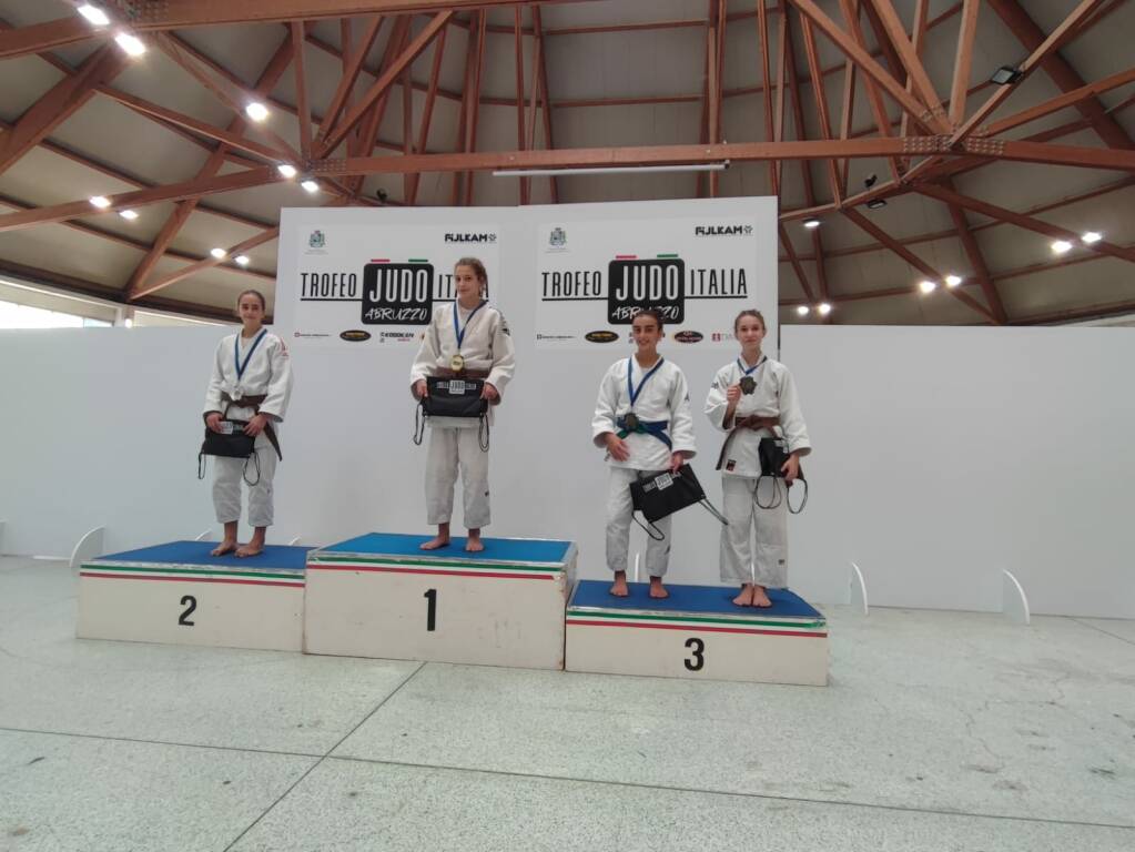 Terzo posto per Ginevra Aloise del Judo Olimpic Asti al Trofeo Italia Abruzzo 2022